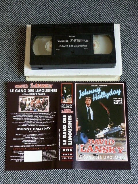 JOHNNY HALLYDAY - David Lansky - Le gang des limousines - VHS ...