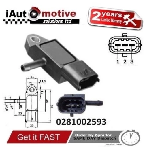 RENAULT CLIO MEGANE Scenic Trafic MAP Sensor Turbo Boost Air Pressure