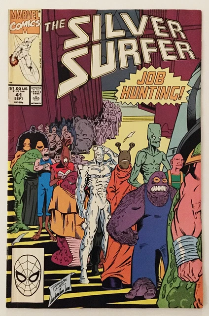 Marvel Silver Surfer 1990 #41 VF+ unread bagged & boarded
