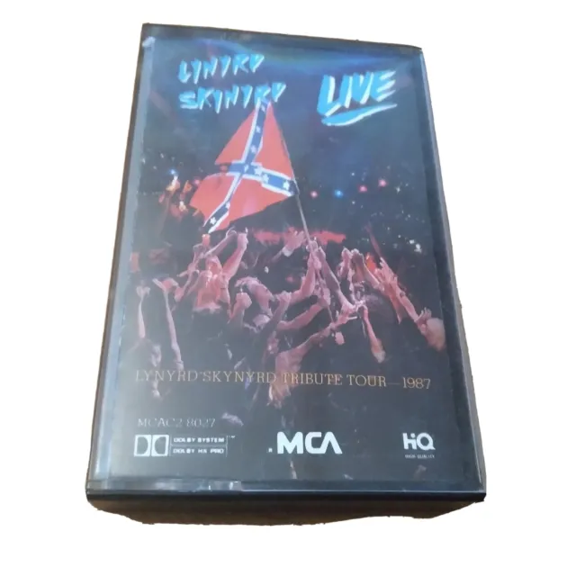 Cassette Tape Lynyrd Skynyrd Tribute Tour 1987 / Tested Rare Oop Vtg Htf