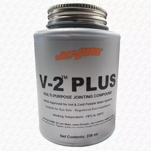 JETLUBE V2+ Multi Purpose Jointing Compound Gas Safe & WRAS App Potable Water