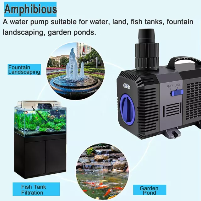 TEICHPUMPE SUPERECO CTP Bachlaufpumpe Filterpumpe Teich WasserPumpe