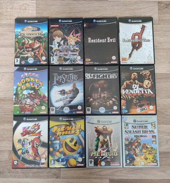 Lot de 12 jeux Nintendo Gamecube - PAL FR