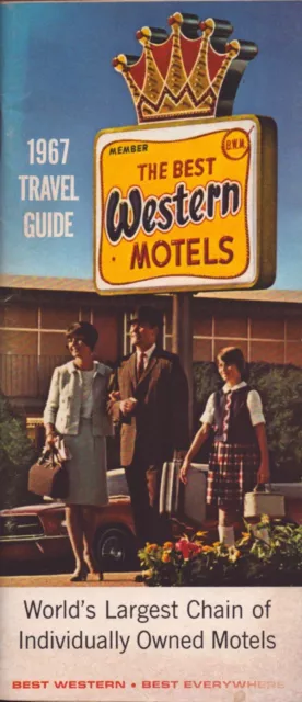 Vintage 1967 Travel Guide - The Best Western Motels Hotel Travel Guide Brochure