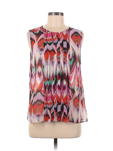 W118 by Walter Baker Women Purple Short Sleeve Blouse M
