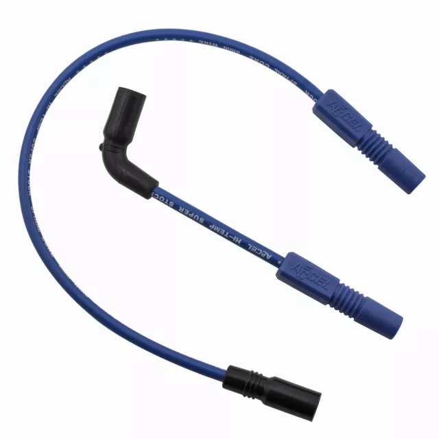 Accel 171110B Spiral Core Wire Set, 8.0Mm Blue
