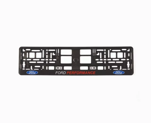 2x Europäisches Nummernschild Rahmenhalter Einfassung für Ford Performance...