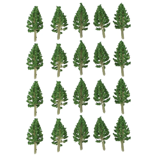 20X MODEL TREES TRAIN Chemin De Fer Diorama Scenery Configuration 6cm 20x model trees train chemin de fer diorama scenery configuration 6cm
