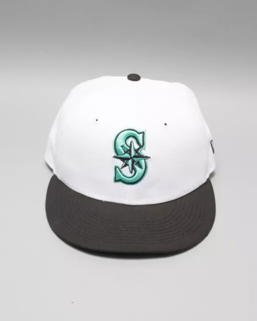 SEATTLE MARINERS NEW Era White/Black 59FIFTY Fitted Hat $36.75 - PicClick