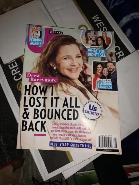 US WEEKLY MAGAZINE FEBRUARY 19 Th 2024 DREW BARRYMORE How I Lost It All