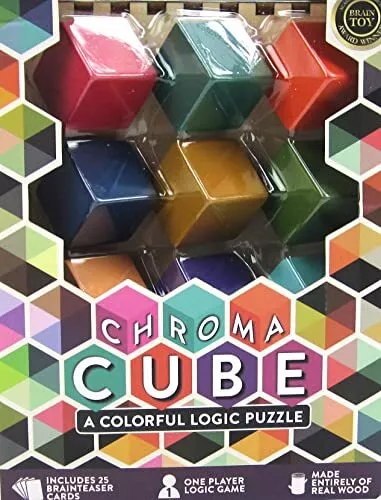 CHROMA CUBE Solved puzzle game that fosters color sensation and thinking ability