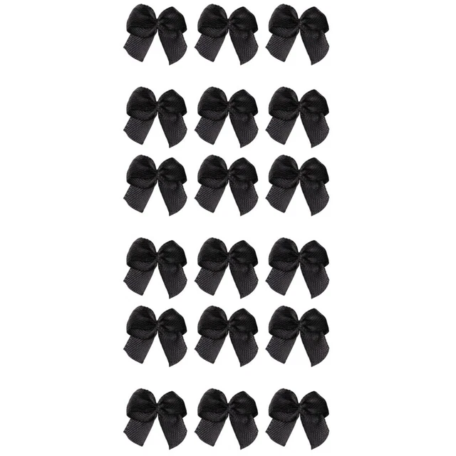 180 Pcs Christmas Bows Wreath Mini Outdoor Wreath Bows Handmade Hair Bows