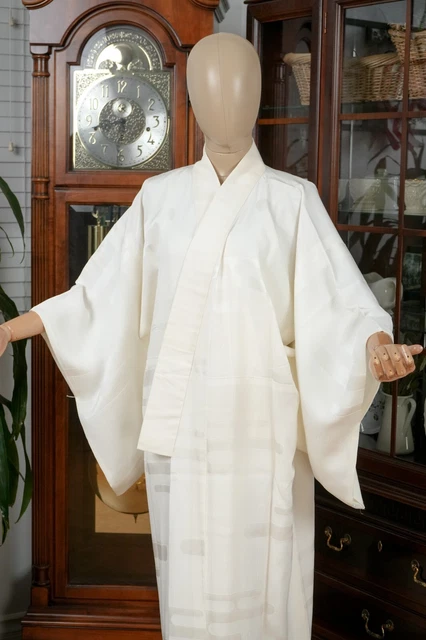 Dear Vanilla Japanese Juban Undergown Women's Kimono Genuine Vintage Mint 2