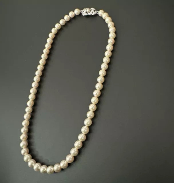 AKOYA PEARL MADE in Japan Seawater SV Necklace 7.0mm 17.7in $120.00 ...