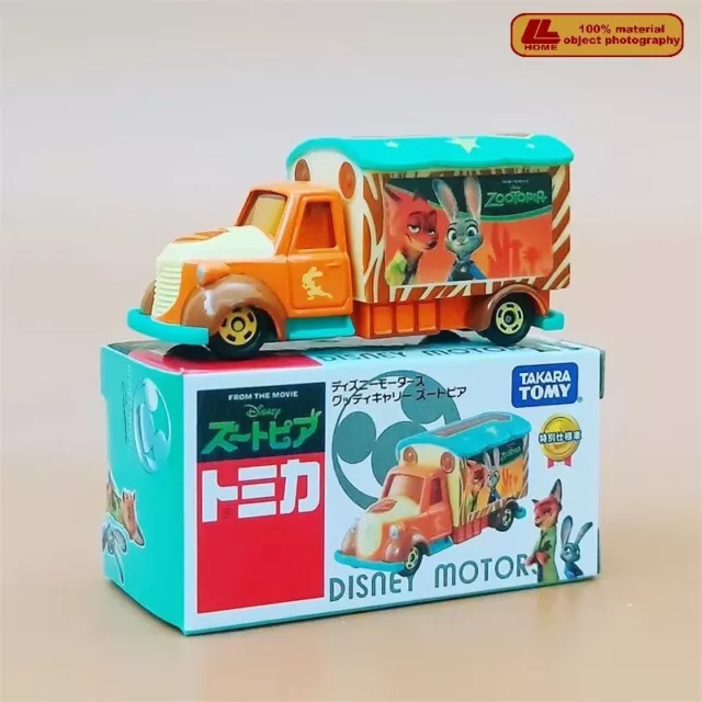 Tomica Disney Motors Good Day Carry Zootopia Judy Nick Jolly Float Car Gift