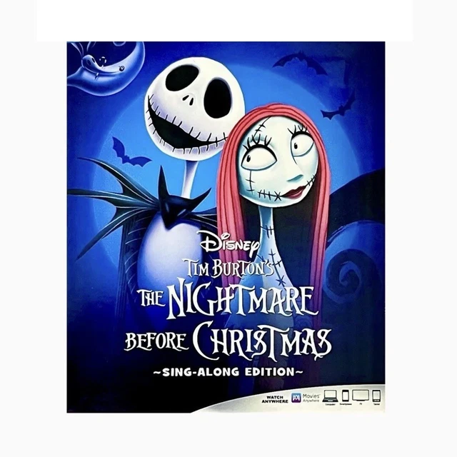 THE NIGHTMARE BEFORE Christmas Sing Along Edition (Bluray, 1993) 10.