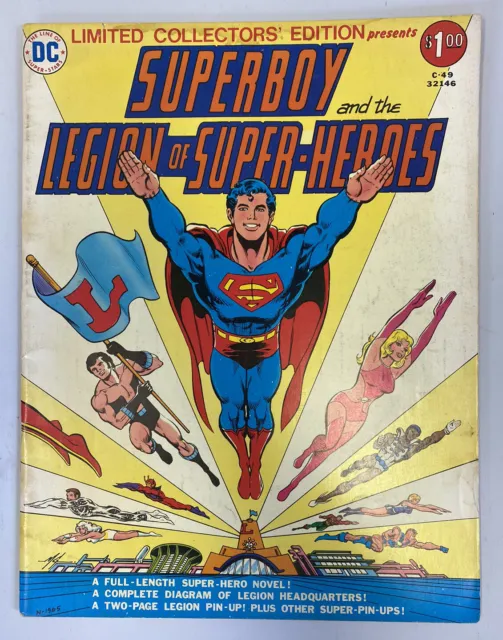 DC Superboy & Legion of Super-Heroes Limited Collectors Edition Comic C-49 1976