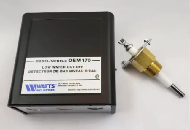 Watts OEM170 Low Water Cut-Off for Hot Water Boilers, 120V