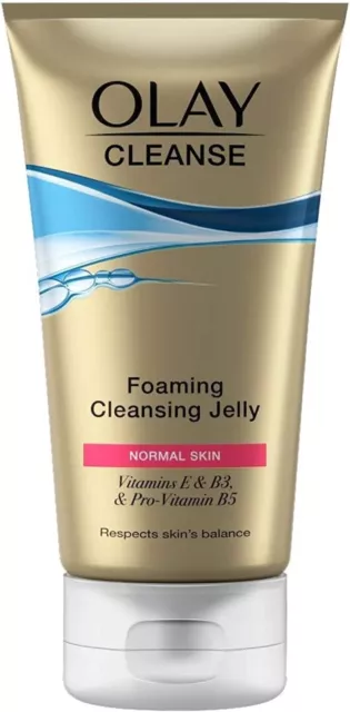 Olay Cleanse Foaming Skin Cleansing Jelly Melts Normal Skin 150Ml - Free P&P