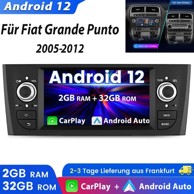 4GB+64GB Acht Kern Android 14.0 DAB+ Autoradio Navigation Fu00fcr Fiat