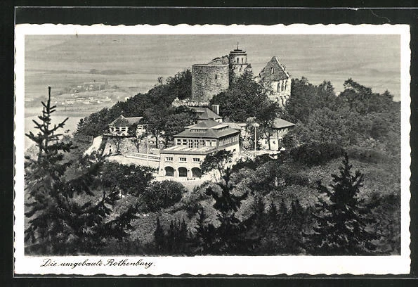 AK Rothenburg i. Sa., Blick auf das Schloss 1941