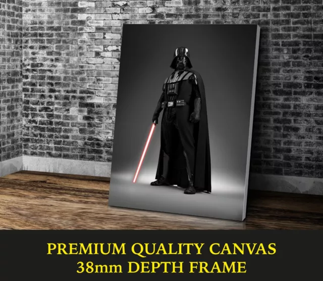 Darth Vader Star Wars Art Large CANVAS Print Gift A0 A1 A2 A3 A4