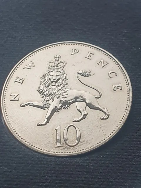 1978 10P PROOF  Large 10p Ten Pence coin. Taken from year set set.