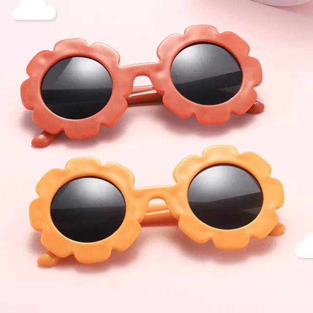 New Sun Flower Round Cute Kid Sunglasses UV400 for Boy Girls Toddler Lovely Baby