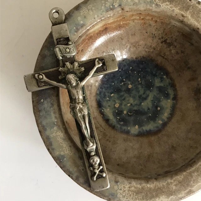 Grande Croix De Jérusalem Ancienne En Or 14 Carats - Magnifique Bijou Vintage Occasion