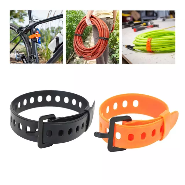 Cable Tie Rubber Bungee Cords Binding Rope for Cycling Riding Luggage Cargo