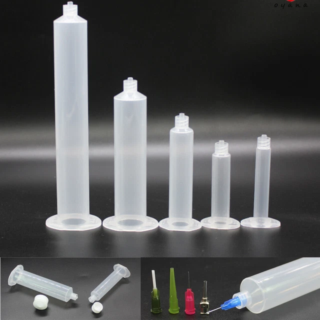 3CC 5CC 10CC 30CC Siringa Erogazione Barile Colla Adesivo Dispenser Siringa Tubo