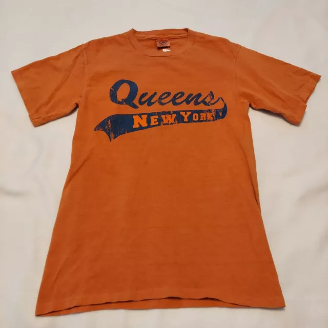 VTG Queens New York Sz S Phantom of Broadway Orange Delta Pro Weight NWT