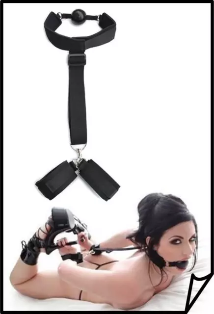 costrittivo bondage morso bdsm sex toys manette sexy fetish restaint harness set