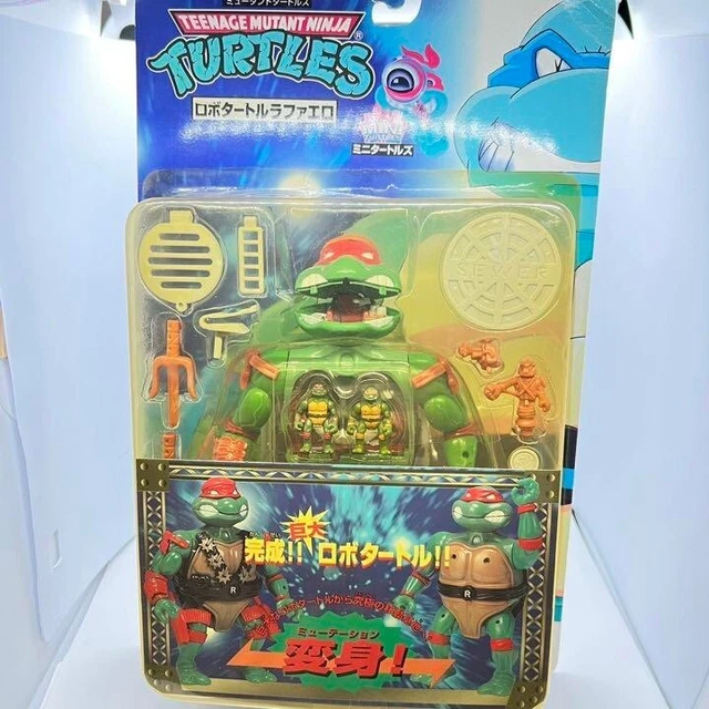 Teenage Mutant NINJA TURTLES Robo Turtle Raphael Action Figure
