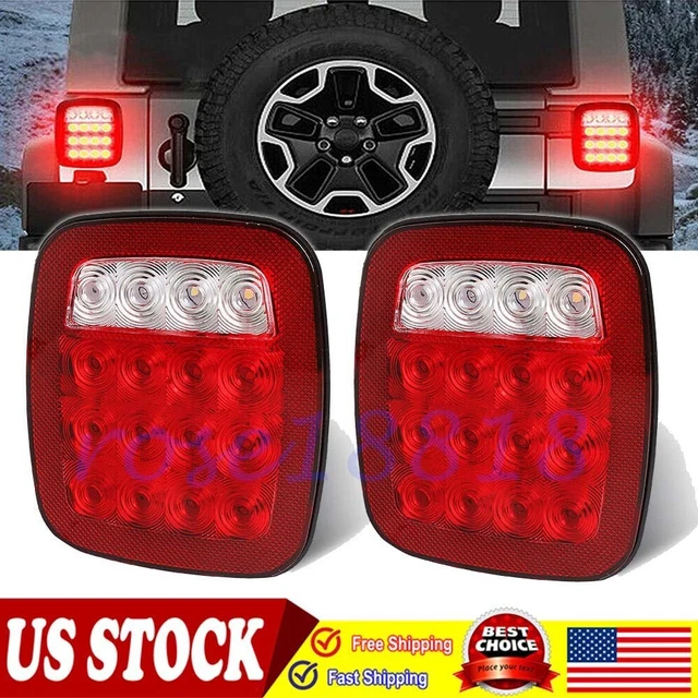 LED Tail Light Turn Stop Reverse for Chevrolet Volvo Dodge Honda Rear Brake Lamp