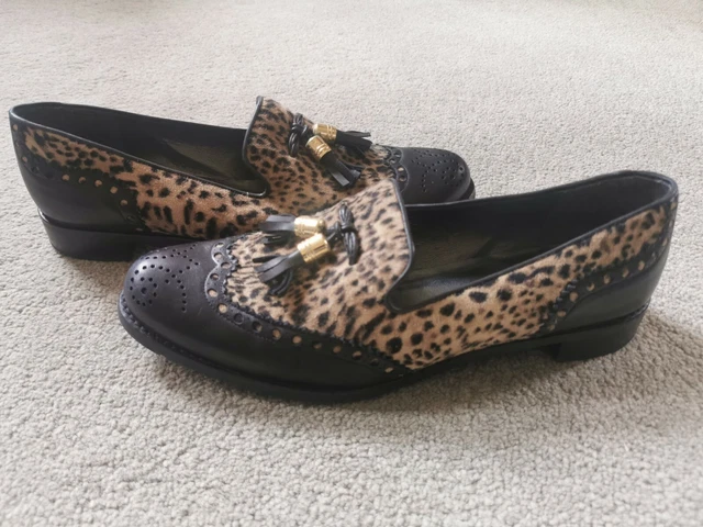 Escarpins Russell & Bromley - Taille UK 7, Talons Aiguilles Hauts, Bout Ouvert Noir Et Argent
