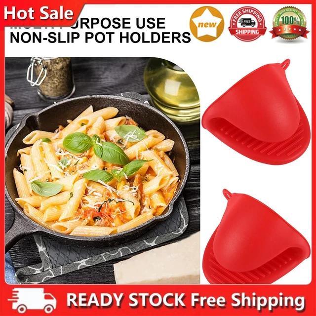2 pz mini guanti in silicone, 2 pz guanti da forno, maniglie pizzicanti, migliori caldi?d