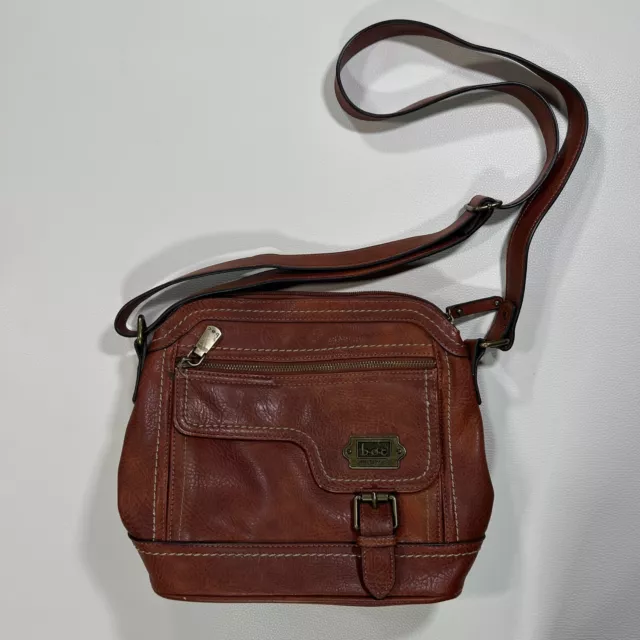 BOC Born Concept Crossbody Saddle BROWN Purse Shoulder Bag