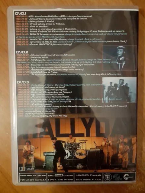 Johnny Hallyday 1966 Intégrale (coffret) - 3.DVD.HDs 2