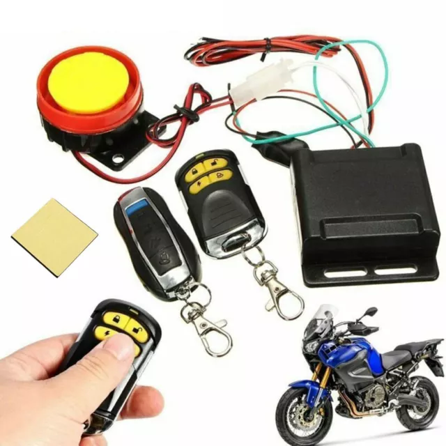 12V Universal Scooter Anti Theft Security Alarm System Motorcycle Motorbike AU