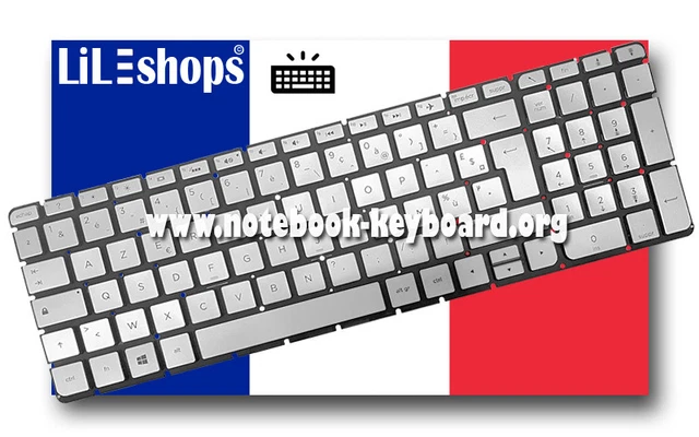 Clavier AZERTY Français Original Pour HP 15-ay096nf, Ay097nf, Ay098nf, Ay099nf - Remplacement Neuf