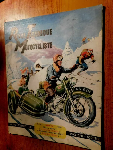 1952 revue technique motocycliste 46 SALON FRANCFORT ETUDE ZUNDAPP SCOOTER FEBO