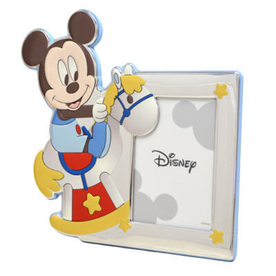 Cornice Porta Foto da Tavolo in Argento per Neonato e Bambina Minnie Mouse Disney Baby 