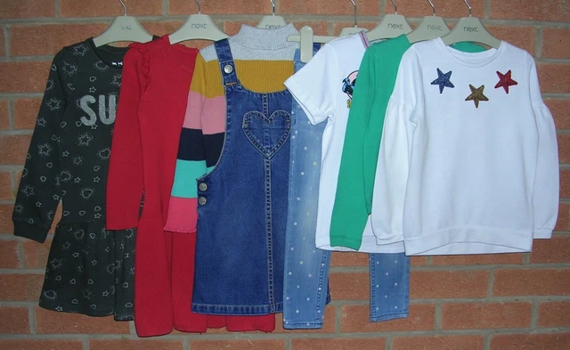 NEXT H&M GAP etc Girls Bundle Dress Jeans Tops Pinafore Age 3-4 104cm