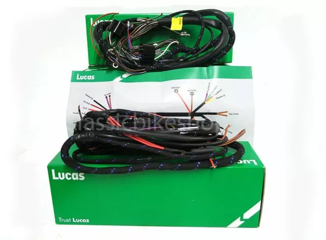 Lucas Main Wiring Harness/ Triumph T160 Models 1975 Onwards