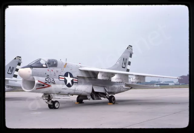 US Navy Ling-Temco-Vought A-7B 154366 Jul 75 Kodachrome Slide/Dia