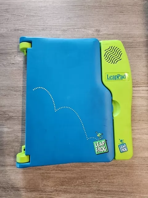 LeapFrog LeapPad Learning System Blue Green for PARTS or REPAIR only