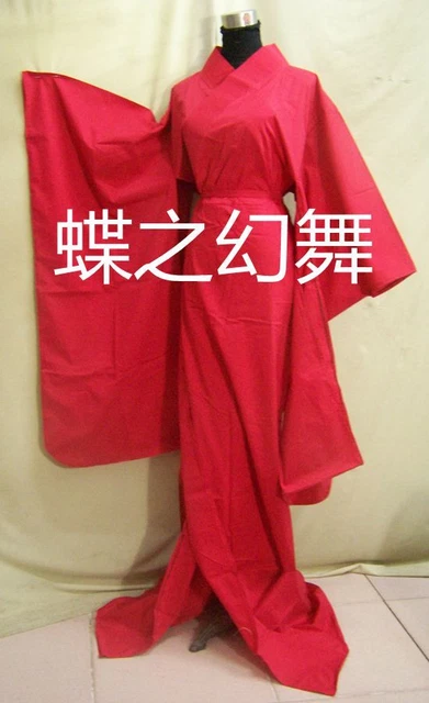 Japanese Traditional Womens Cotton Kimono Long Furisode Kimono Juban Costume