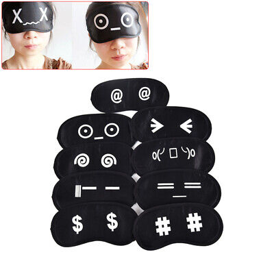 Máscara de Ojos Máscara de Sueño Plegable Dormir-Divertido Dibujos Animados Fiesta Máscara-Blindag Pa. AP