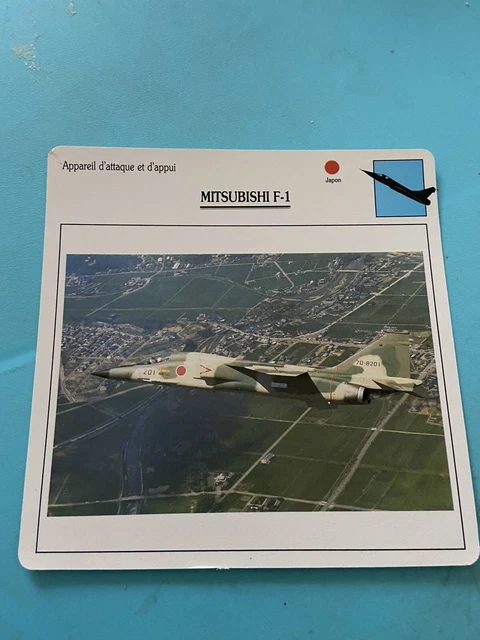 Carte Collection Appareil D’attaque Et D’appui MITSUBISHI F-1